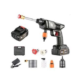 Wireless Car Washer Gun 48V, 96V Lithium Battery Rechargeable  High Pressure  Complete Set