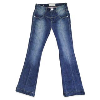 y2k low rise boot cut jeans bell bottom semi flared denim pants vintage retro 90's 2000's not levis miss me miss sixty