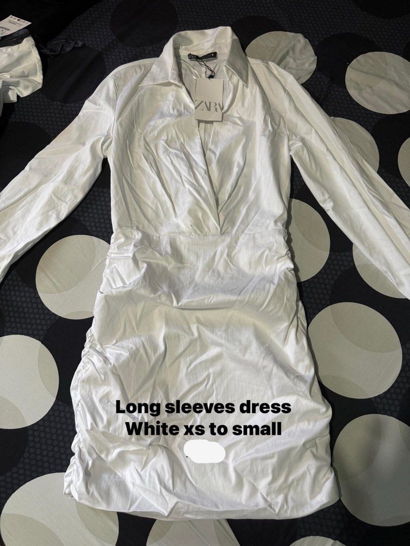 Zara L/s dress (Category: Dresses) located in Taytay. Submitted by kylebern (Listing ID 1309496823, Image 1). Description: Ruched side Xs to small Fixed price Visit my page for more items .