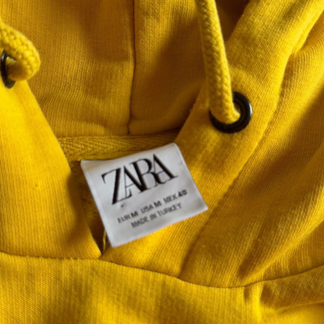 Zara yellow hoodie