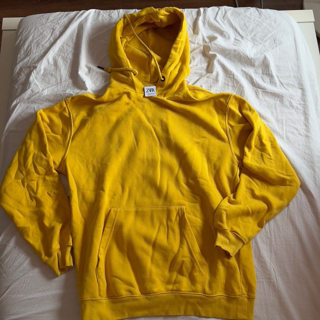 Zara yellow hoodie