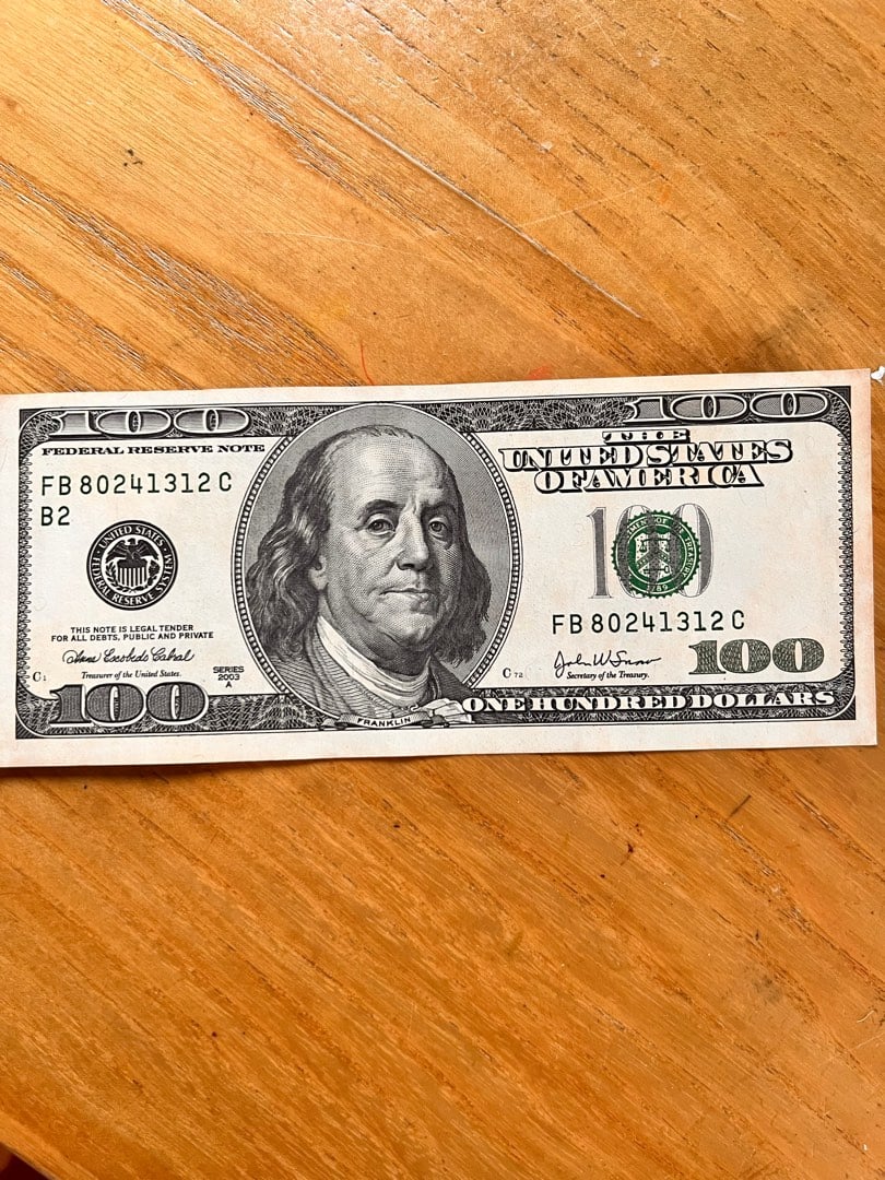 舊版美金100美元, 興趣及遊戲, 收藏品及紀念品, 錢幣- Carousell
