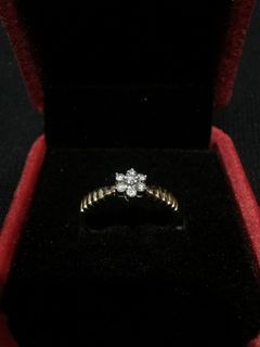 14k Gold with Diamond Rositas Ring