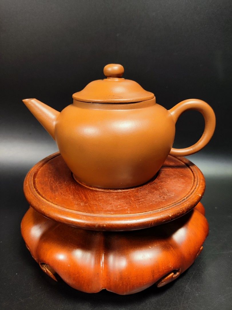 宜興 紫砂茶壺 無款 清水泥 (中国宜興 朱泥 紫泥 孟臣 急須