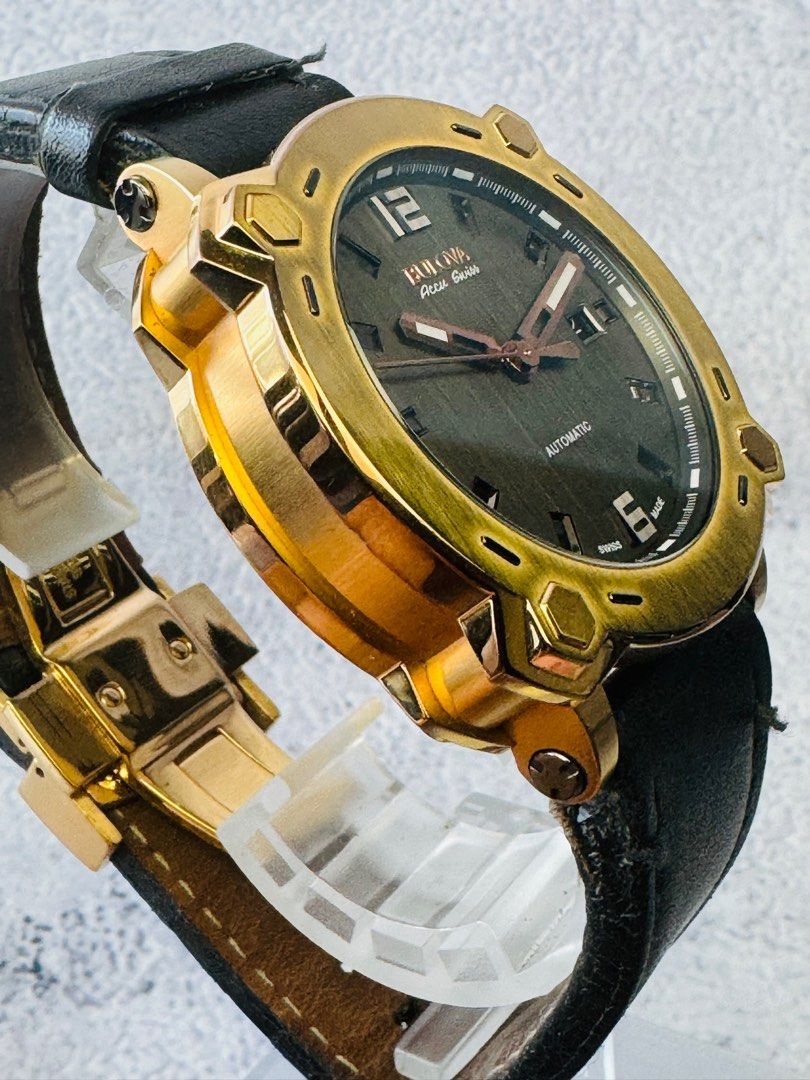 240862 Bulova Accu Swiss Men s Automatic Watch Men s Fashion Watches Accessories Watches on Carousell