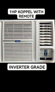 2NDHAND AIRCON 1HP KOPPEL WITH REMOTE INVERTER GRADE ENERGY SAVER