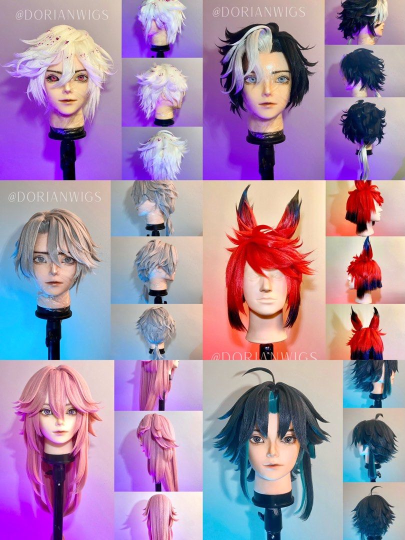 Wig styling commission sale
