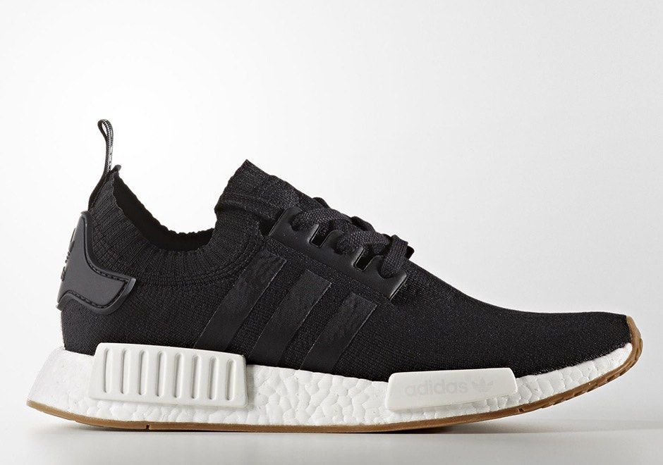 ADIDAS ORIGINALS NMD R1 ORIGINAL BOOST RUNNER PRIMEKNIT BLACK GUM CORE BLACK COREBLACK GUM Size 39 JP24.5 Carousell