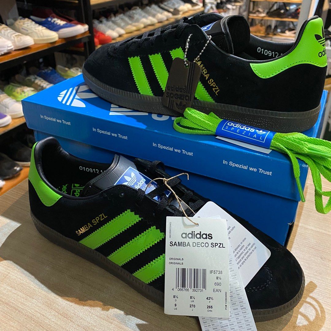 Adidas originals samba deco spzl black green original not gazelle indoor og  spezial classic city series malmo bali dublin munchen edge