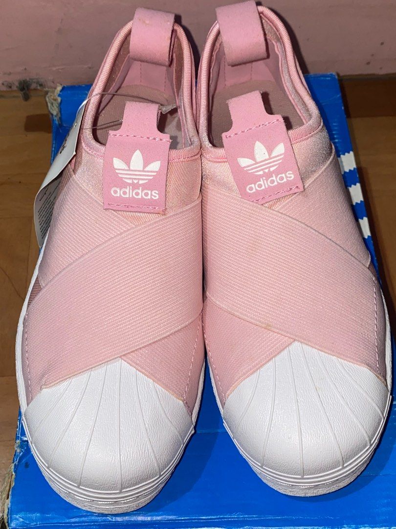 Adidas Superstar Slip on Pink Women s Fashion Footwear Sneakers on Carousell