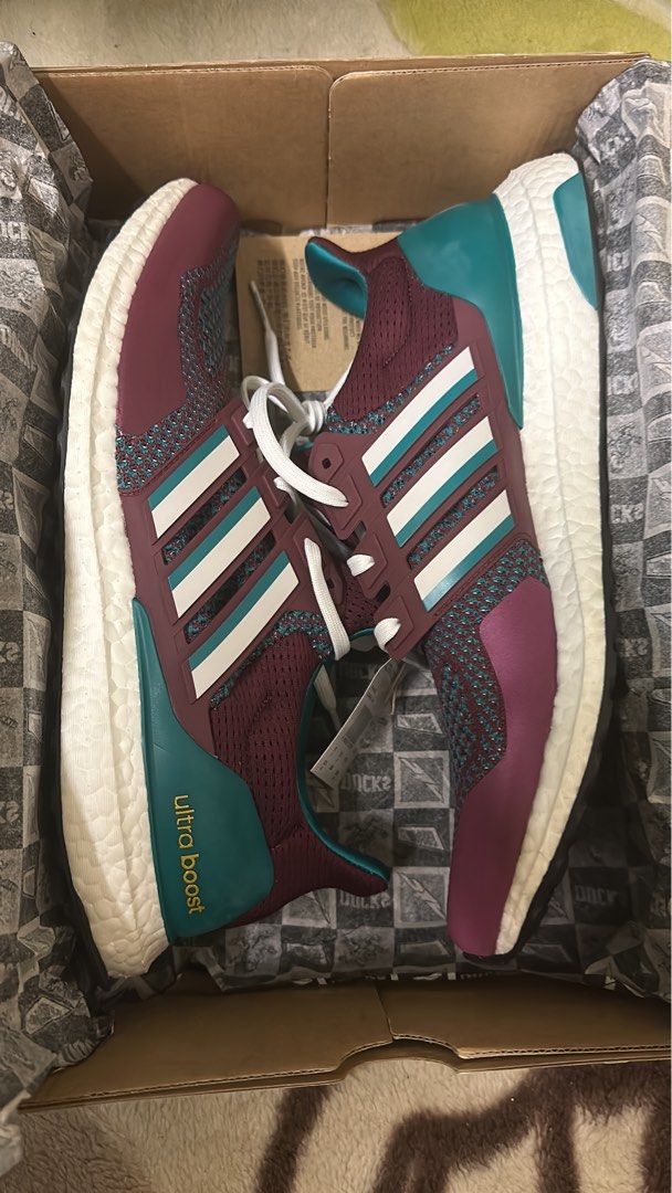 adidas gazelle silver green womens adidas Solar Boost Shoes Raw White / Clear Mint / Active Purple – Heppo.com main image 0