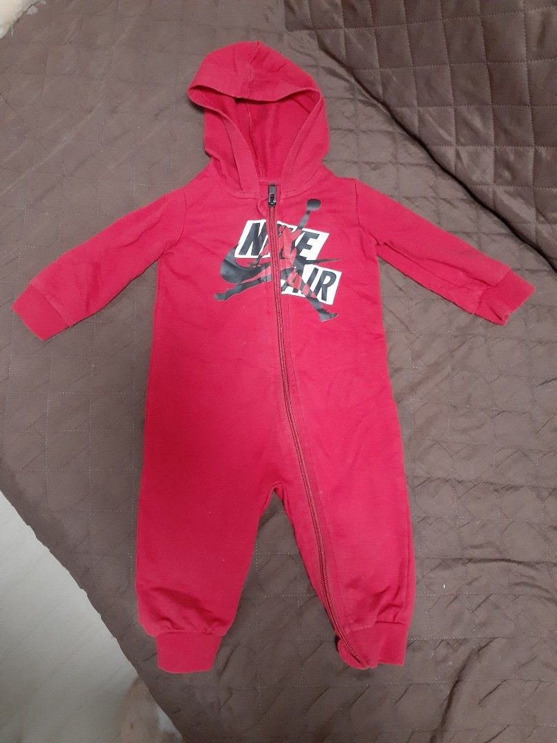 AIR BABY JORDAN JUMPSUIT HOODED Babies Kids Babies Kids Fashion on Carousell