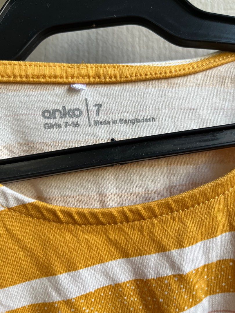 Anko Australia Yellow Dress (Category: Babies & Kids Fashion) located in Cavite. Submitted by thisandthatph (Listing ID 1309647256, Image 2). Description: 7 years old From Australia.