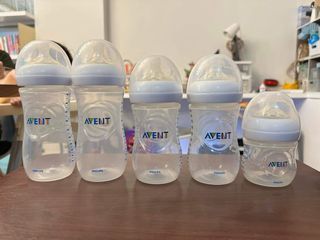 Avent Bottles ( sold as set, pls take time to read posted details before inquiring)