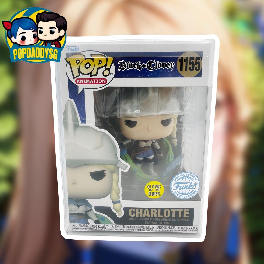 Funko - Black Clover Charlotte (Charla) Pop! Vinyl Figure 1155 Exclusive - Chase | AS