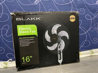 Blakk electric stand fan Brand New!!!