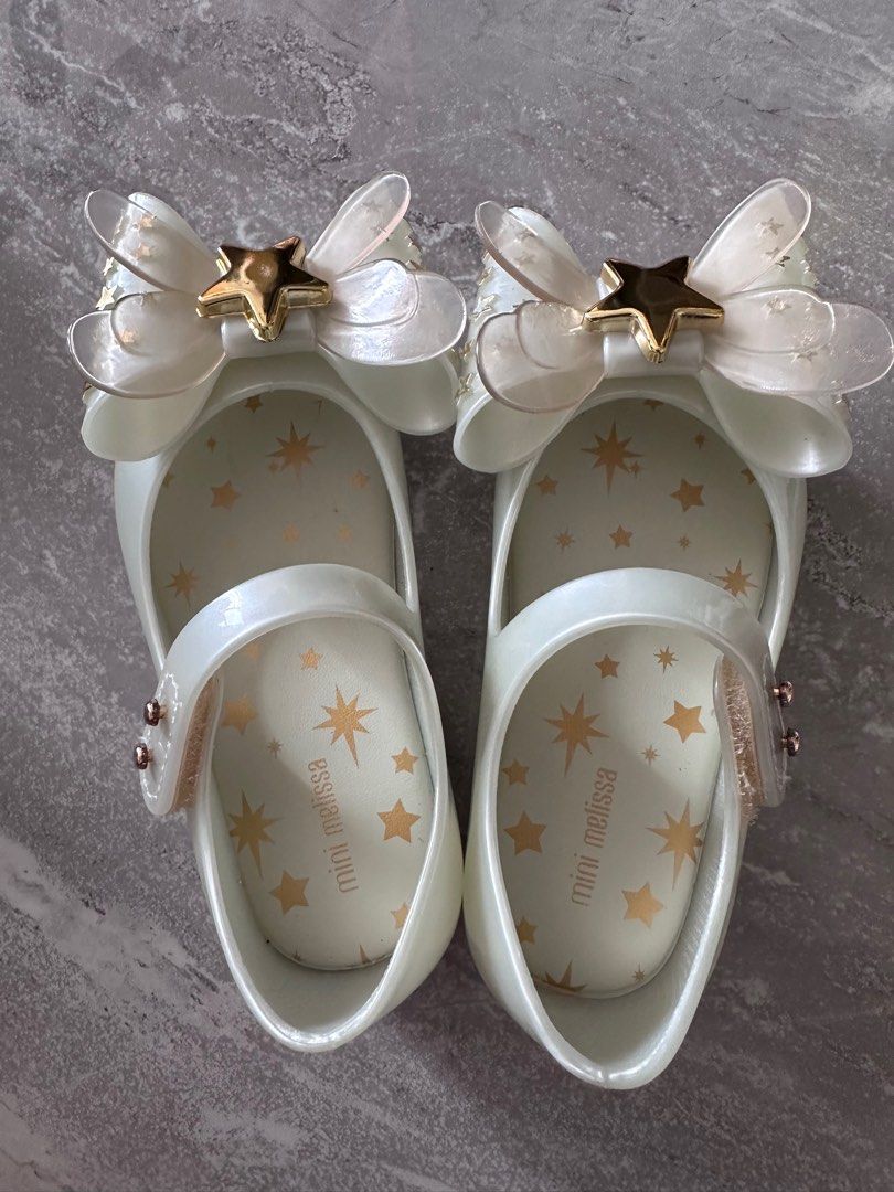 White mini melissa shoes cheap