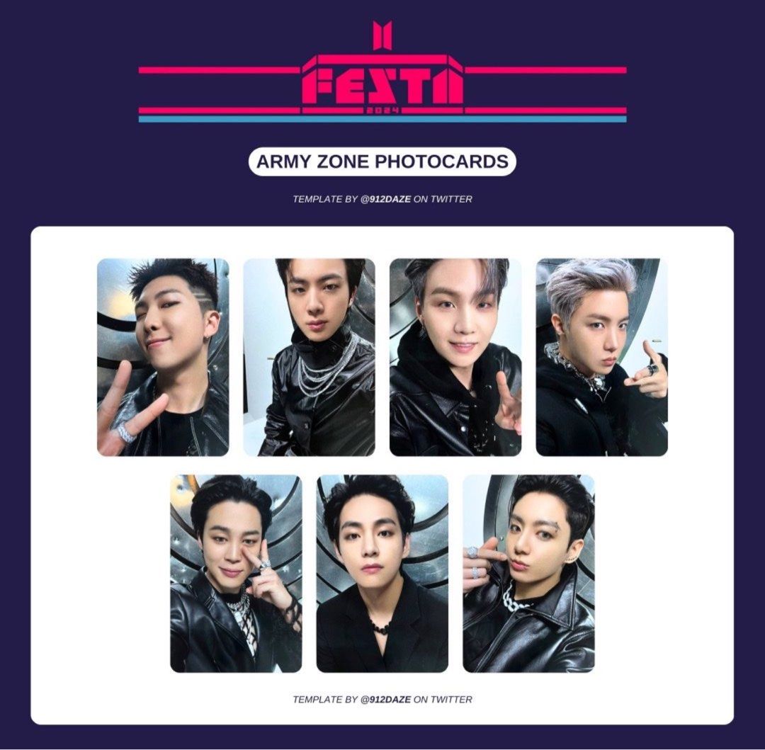 BTS FESTA 2024 ARMY ZONE FC Fanclub Limited Official