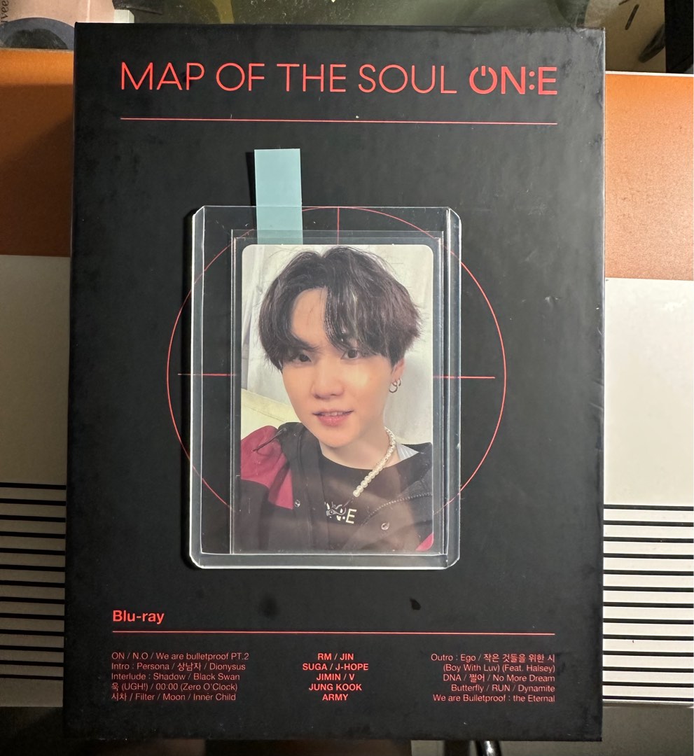 Jimin Map Of The Soul On: E Blu-Ray Photocard BTS Official