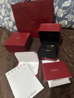 Cartier love bracelet thin version size 19