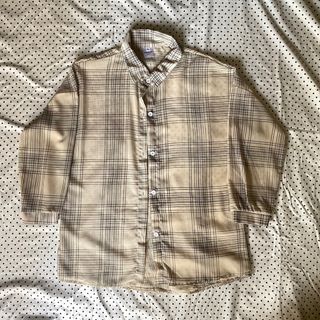 Checkered Beige Longsleeves (Cover Up)