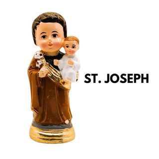 Chibi Religious Mini Statues St. Joseph 3.5 to 4 inches
