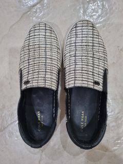Cole Haan Reiley Snakeskin Leather Slip-On Shoes