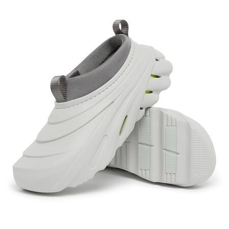 Crocs Echo Storm (Grey+Lime) (Category: Sneakers) located in Singapore. Submitted by penrosegraphic (Listing ID 1309622708, Image 3). Description: 2 sizes available. Bought from US store, not available in Singapore yet. M8/W10 M7/W9.