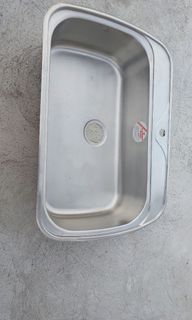 Crown Big Size Single Tub Kitchen Sink Thick Stainless Steel Heavy Duty - SUS 304 vs Franke, Kohler
