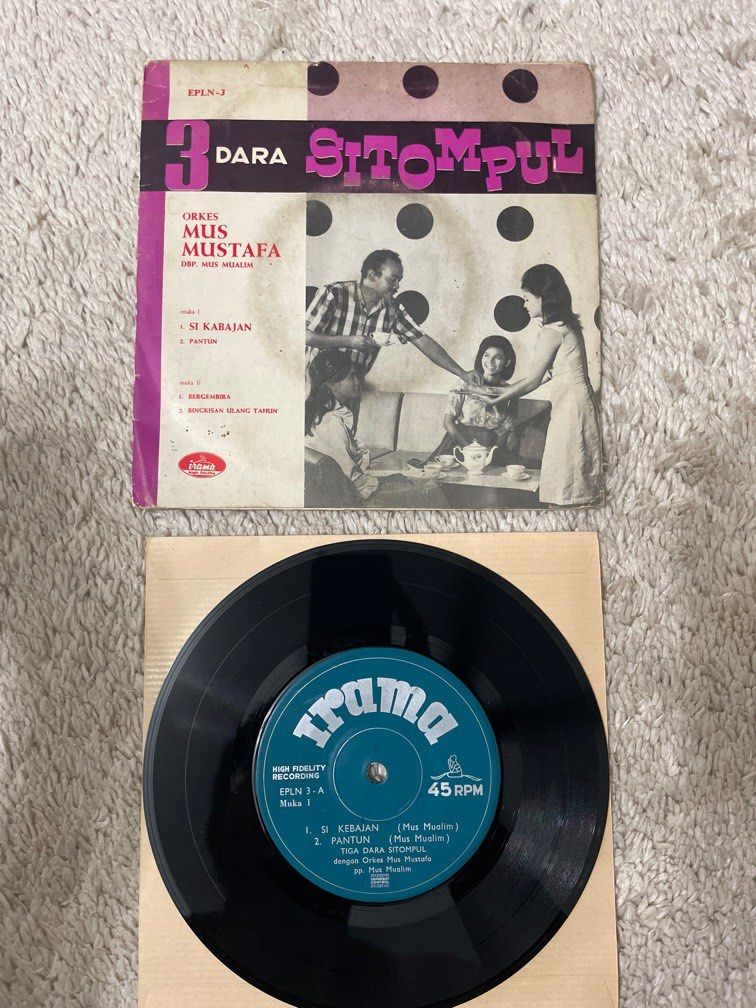 【有名人芸能人】 EP Jazzy Vintage 」Tropical Sitompul Dara Tiga Indonesia「 アジアンポップス