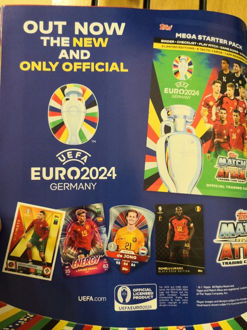 Euro 2024 Sticker Album, Hobbies & Toys, Collectibles & Memorabilia