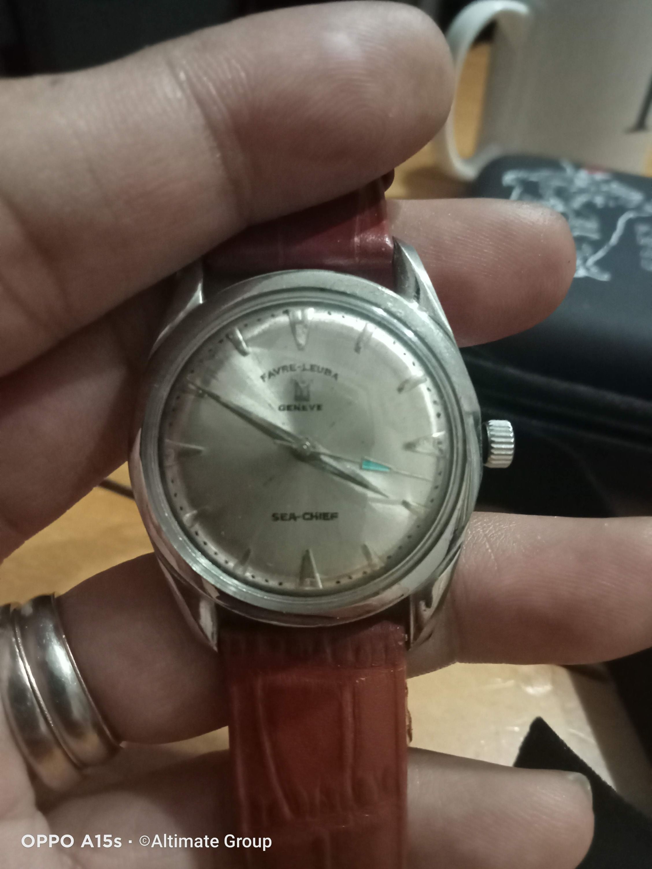 Extremely Rare Circa 1960s Favre Leuba FL 101 Sea Chief Ref 61503 17J Mechanical Watch OH Luxury Watches on Carousell