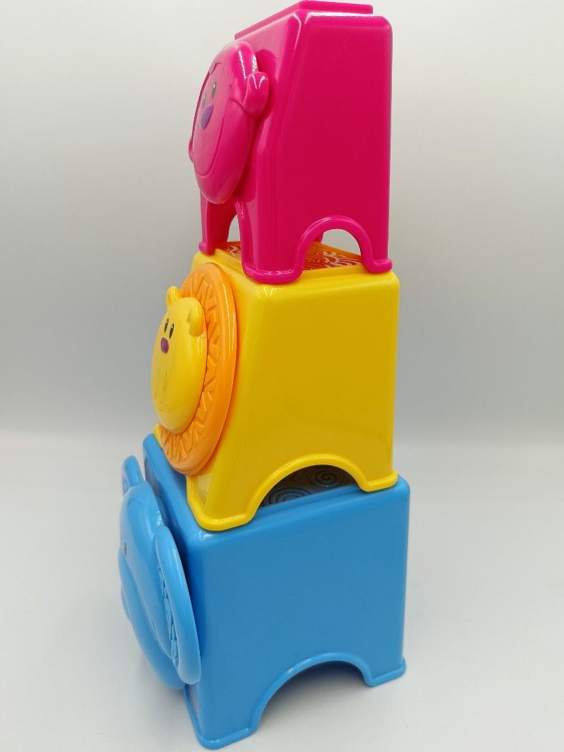 Fisher Price Animal Stack & Nest Blocks (B19), Babies & Kids, Infant ...