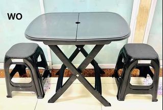 FOLDING TABLE WITH 2 CHAIR SET