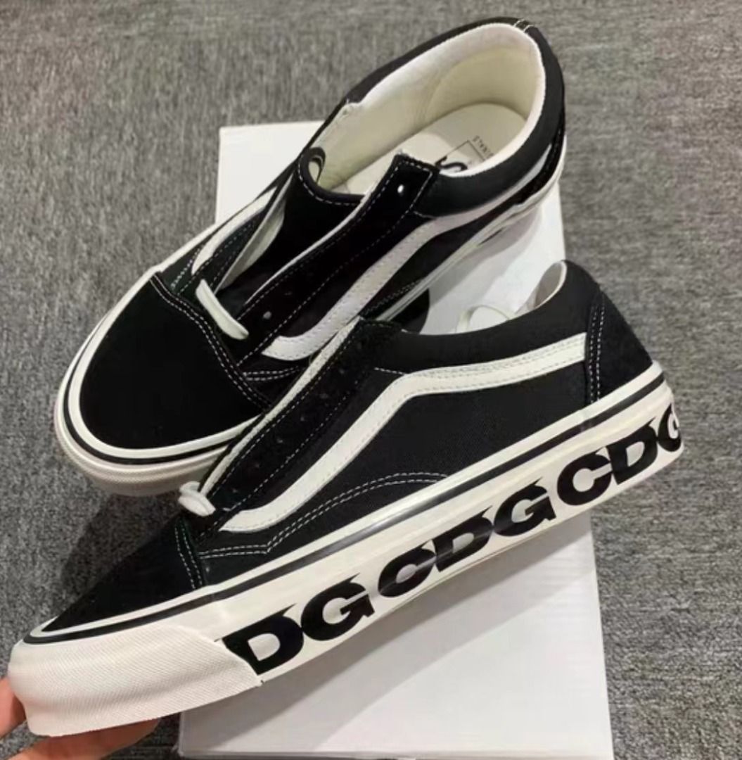 GDC x Vans vault og old skool lx 聯名款 休閒帆布鞋 黑白, 男裝, 鞋, 波鞋 - Carousell