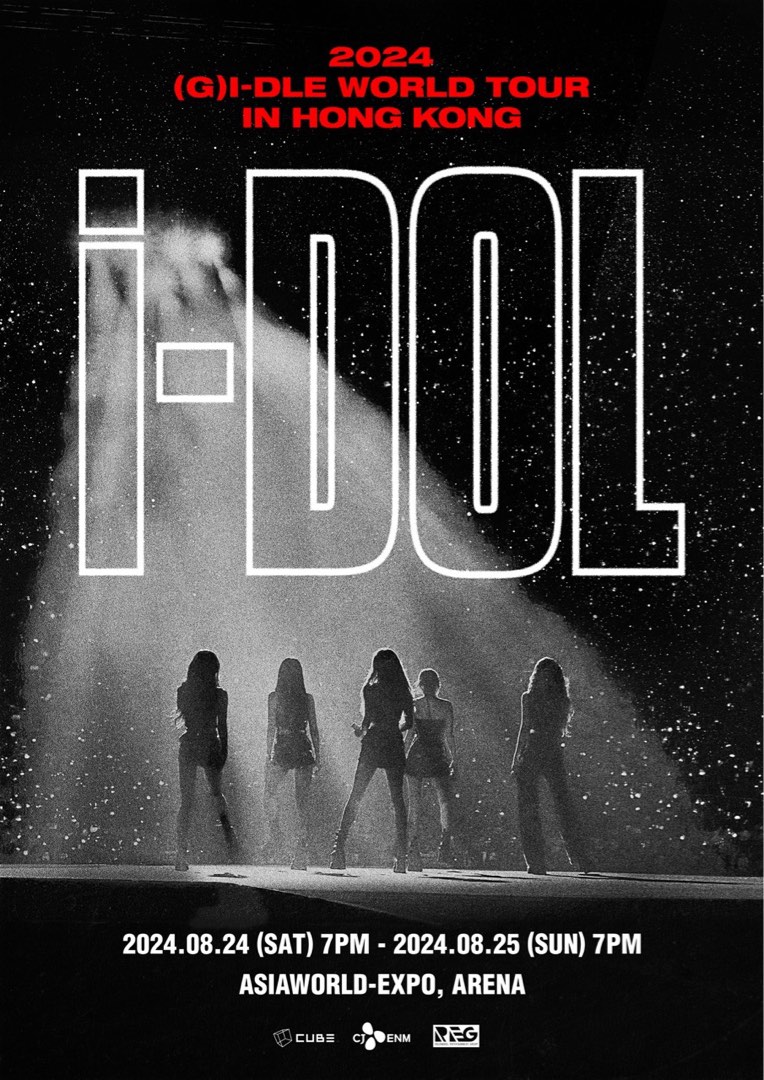 （收）(G)IDLE演唱會2024香港站｜2024 (G)IDLE WORLD TOUR [iDOL] IN HONG KONG｜亞洲國際
