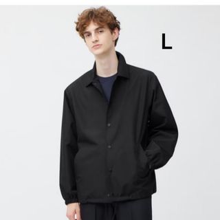 GU (Uniqlo) Men's Windproof Coach Jacket (XL/black)