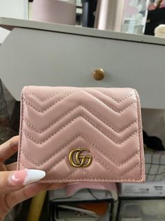 gucci mini pink wallet