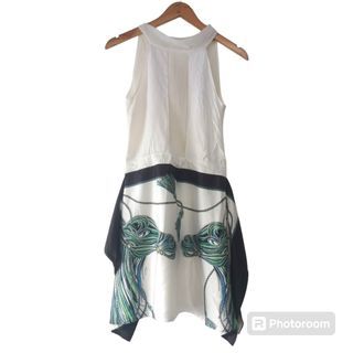 GUCCI  Scarf-Printed  Silk Dress