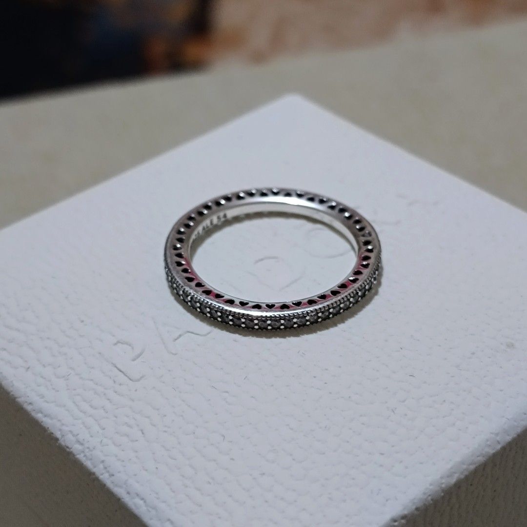 Hearts Sparkle Pandora silver ring Pandora hearts sparkle Women s Fashion Jewelry Organizers Rings on Carousell