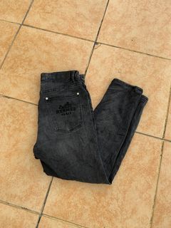 Hermes Paris Washed Black Jeans