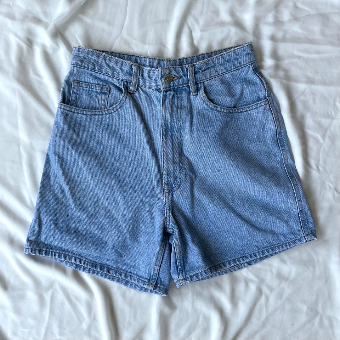 Vintage denim shorts high waisted top