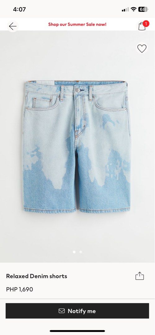 h m jorts Men s Fashion Bottoms Shorts on Carousell
