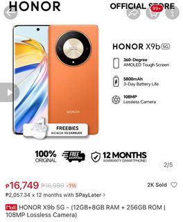 Honor X9b 5G - 256GB
