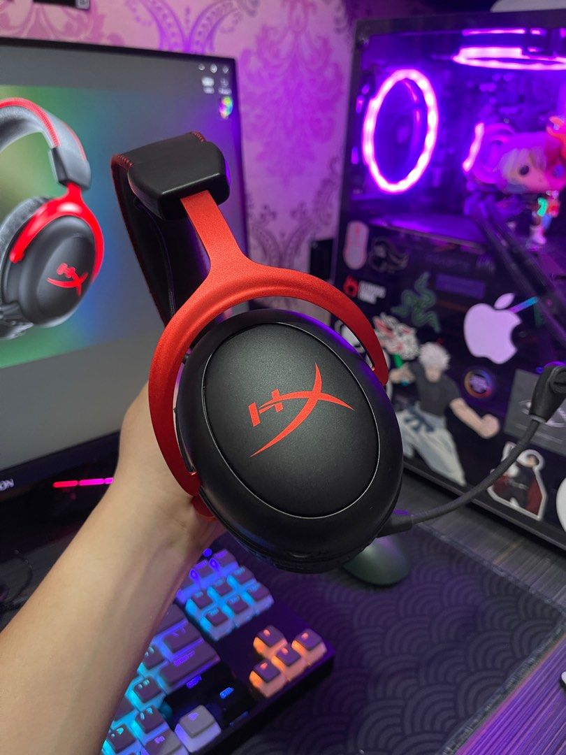 HyperX Cloud 2 Wireless (Category: Headphones & Headsets) located in Manila. Submitted by mallowwzx (Listing ID 1309628892, Image 1). Description: Hyper X Cloud 2 Wireless Excellent condition No scratches and dents sa sides Solid Performance 7.1 surround sound Ngeunity Software supported Good for gaming, streaming music and meetings Inclusions: Hyper x cloud 2 Wireless Hyper x USB Dongle Hyper x Type C cable - Used but not abused and carefully ma
