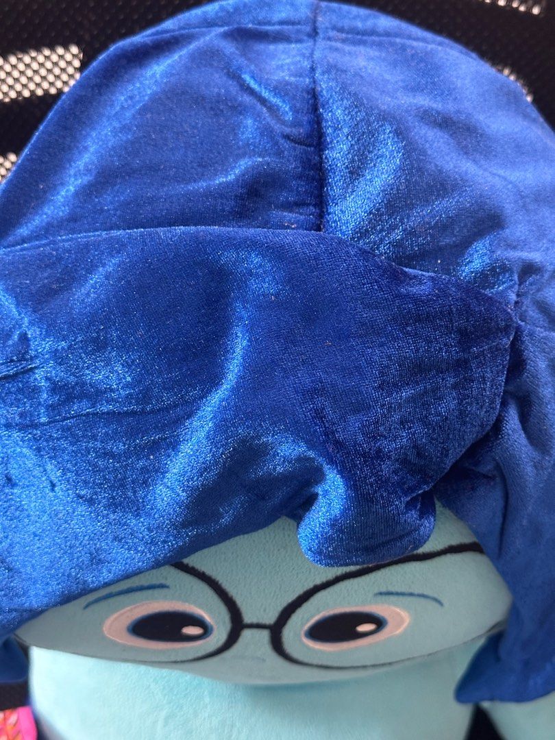 Inside Out Sadness Big Plush (Category: Plushies & Soft Toys) located in Plaridel. Submitted by popboxshop (Listing ID 1309591818, Image 3). Description: • No white top • Minimal signs of usage due to storage • Need wash Rfs: decluttering Negotiable for sure buyer 😊 Kindly send a message for more detailed pictures. .