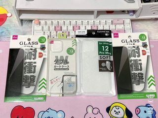 Iphone 12 pro max cases and tempered takeAll only