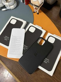 iPhone 13 Magsafe Leather Case [BLACK]