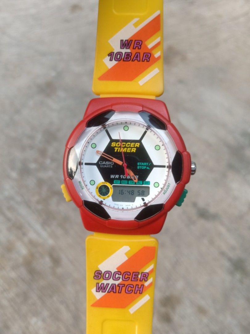 Jam tangan casio SCT30 soccer timer casio SCT 30 vintage 1990
