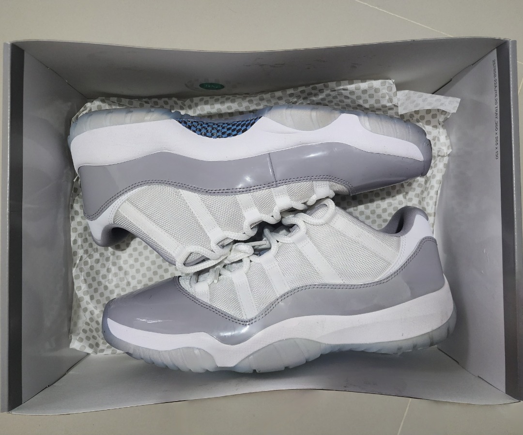 Jordan 11 Low Cement Grey Men s Fashion Footwear Sneakers on Carousell
